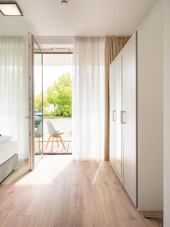 Bohnapartments - Nordkap-Suiten - Gratis Parkplatz - Moderner Neubau - Erdgeschoss - Fussbodenheizung Erfurt Eksteriør bilde