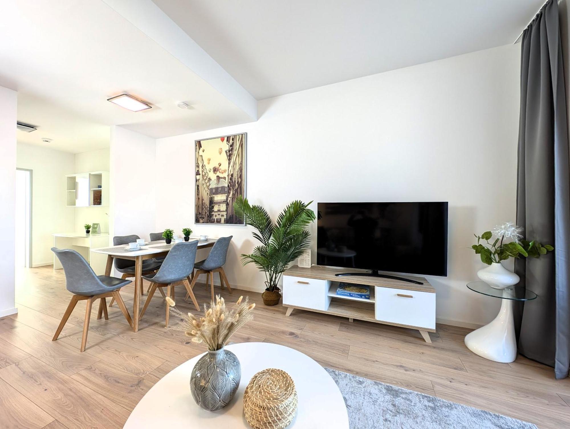 Bohnapartments - Nordkap-Suiten - Gratis Parkplatz - Moderner Neubau - Erdgeschoss - Fussbodenheizung Erfurt Eksteriør bilde